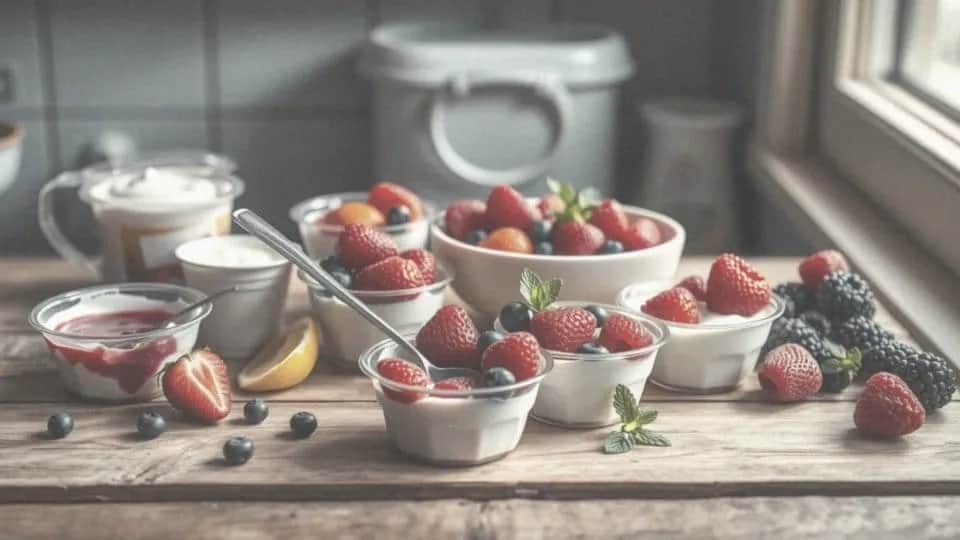 Czy jogurty owocowe tuczą? Sprawdź, co kryje się w ich składzie.
